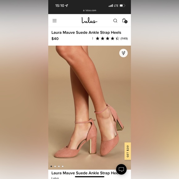 Lulus Shoes - Lulu’s Ankle Strap Heels
